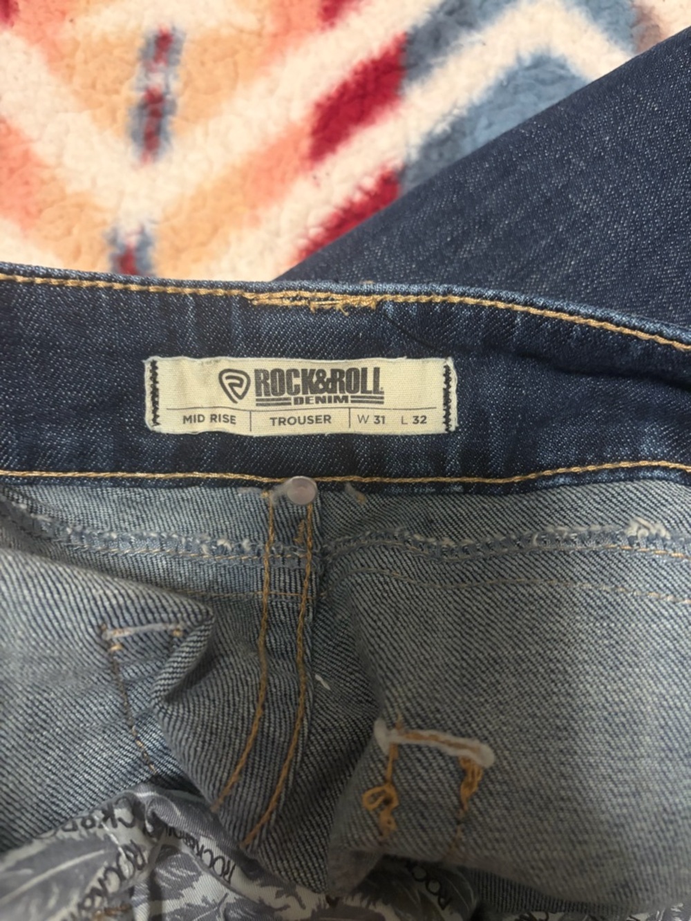 Women's Dark Indigo Boot Cut Jeans with Contrast Pocket Stitching - Picture 2 of 4